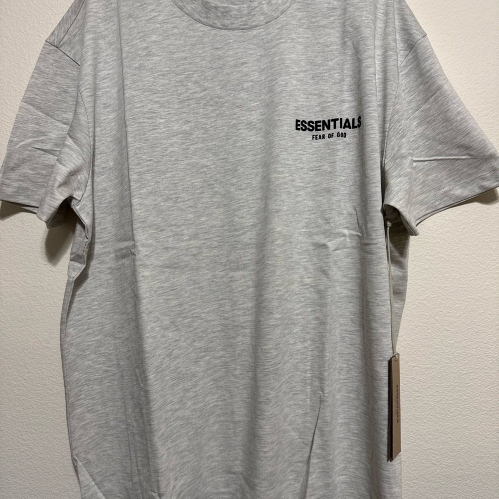 NEW Fear of God Essentials Shirt (L) - Light Oatmeal, 1Authentic✅ 125BT212062F